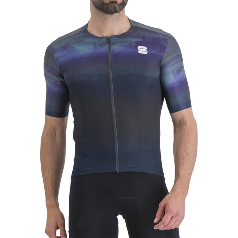 Рубашка Sportful Flow Supergiara мужская, Galaxy Blue/Black (арт. 1123000-456) - 