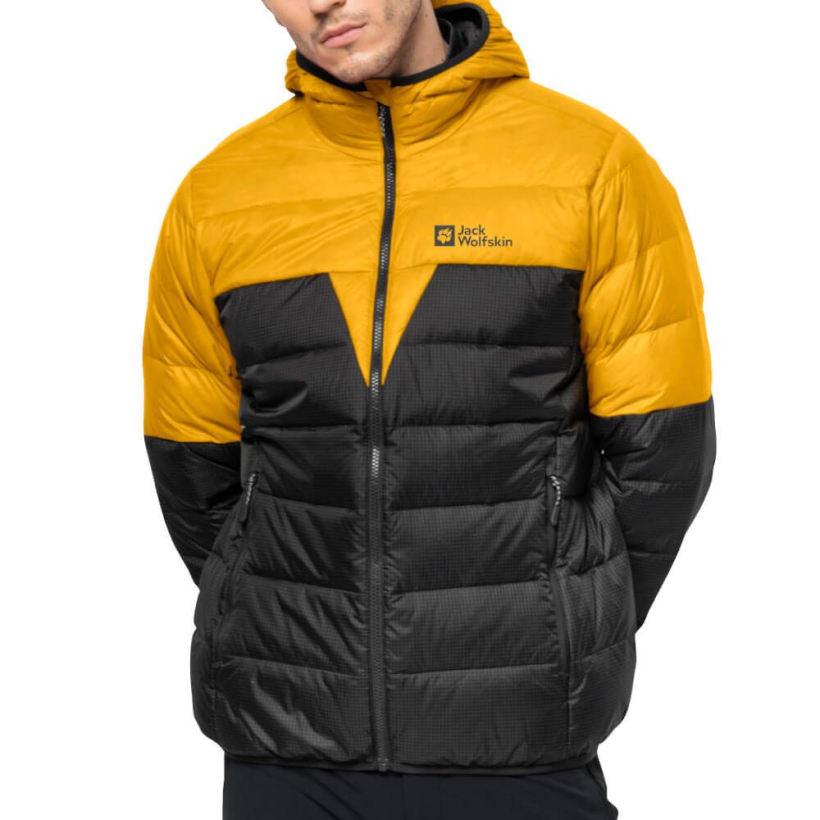Куртка Jack Wolfskin Dna Tundra Down Hoody Yellow мужская (арт. 1206612-3802) - 