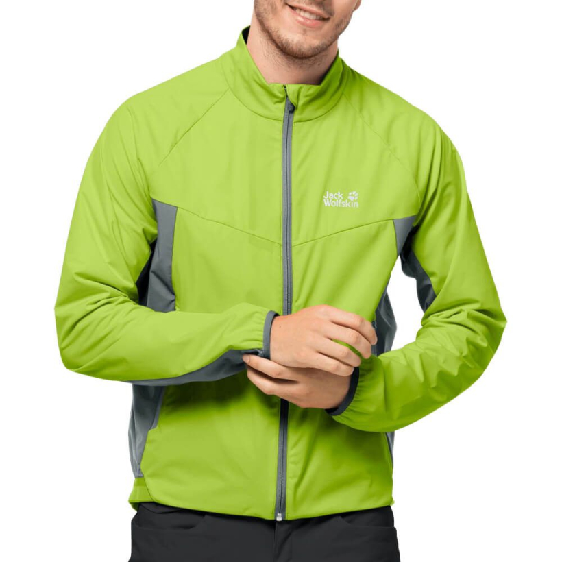 Куртка Jack Wolfskin Tourer Softshell Cycling Spring Lime мужская (арт. 1307221-4073) - 