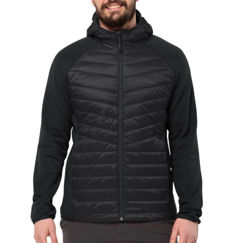 Куртка Jack Wolfskin Routeburn Pro Hybrid Black мужская (арт. 1710511-6000) - 