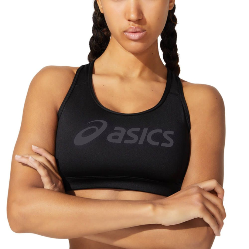 Топ Asics Core Asics Logo Bra black женский (арт. 2012C573-001) - 