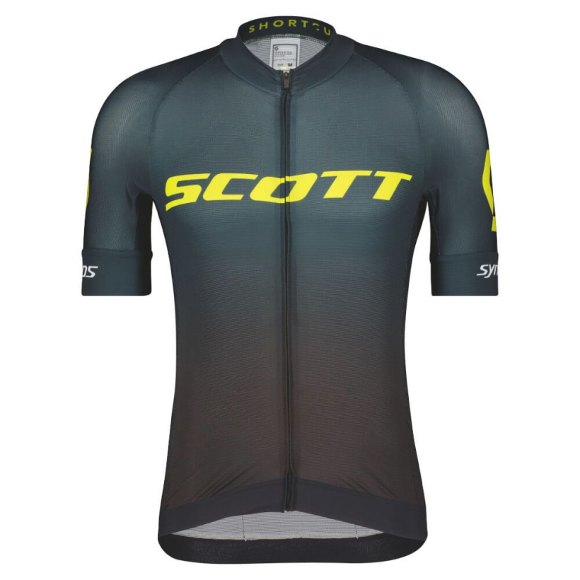 Рубашка Scott RC Pro WC Edt SS Black/Sulphur Yellow мужская (арт. 288684-5024) - 