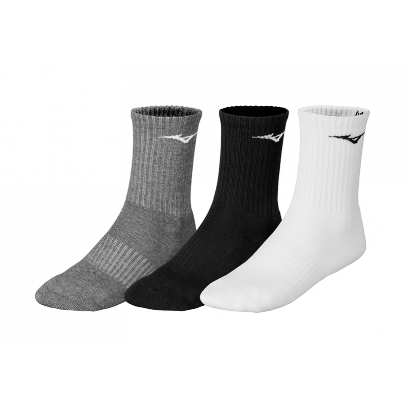 Носки спортивные (3 пары) Mizuno Training Socks 3ppk (арт. 32GX2505Z) - черный