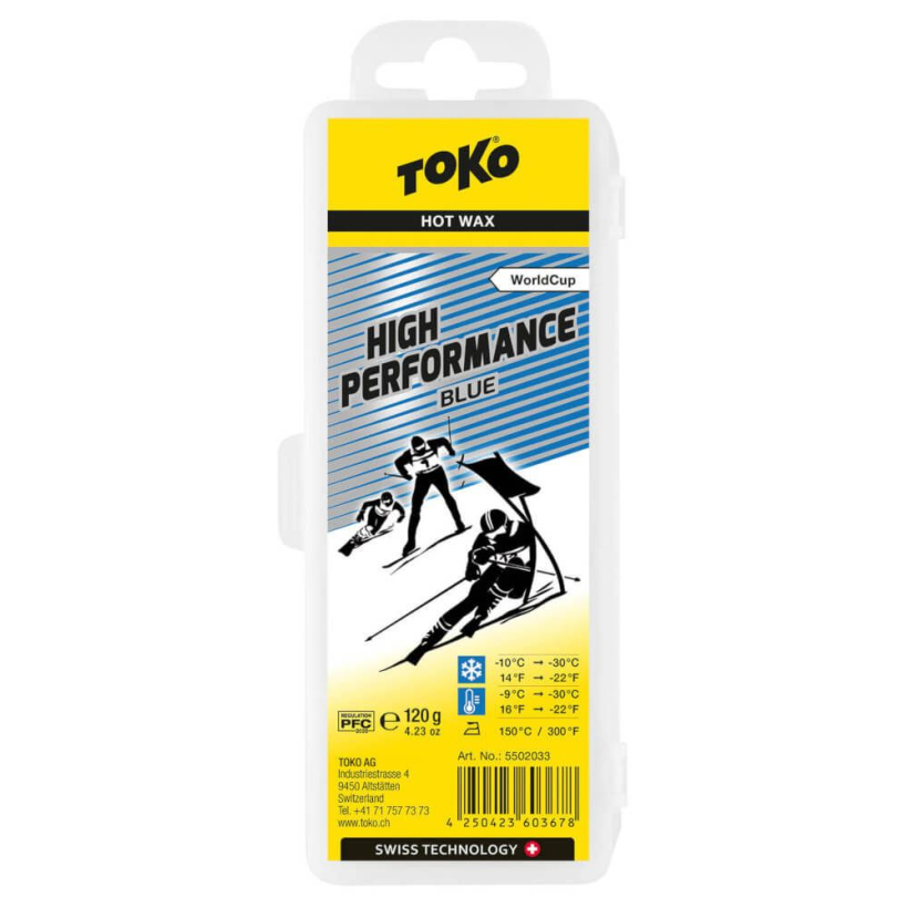 Воск гоночный Toko High Performance Hot Wax Blue (арт. 5502033) - 