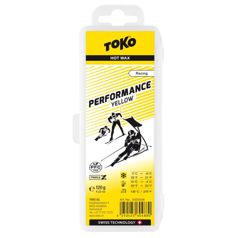 Горячий воск Toko Performance 120г, желтый (арт. 5502048) - 
