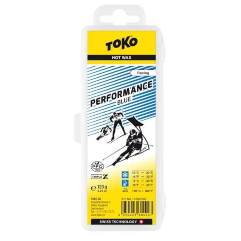 Горячий воск Toko Performance 120 г, синий (арт. 5502050) - 
