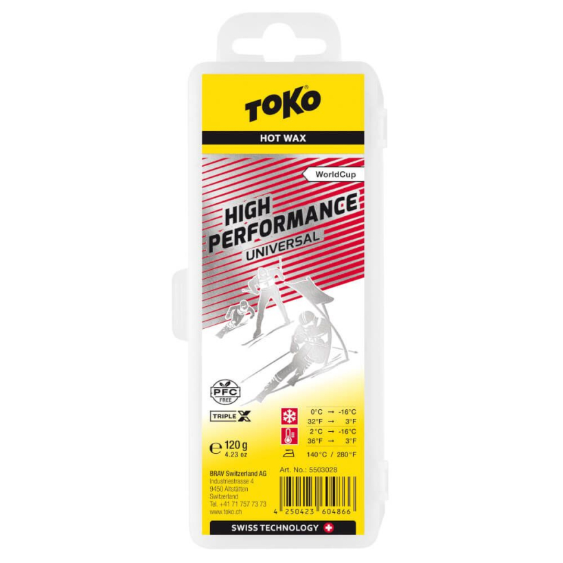 Горячий воск Toko High Performance 120 г, универсальный (арт. 5503028) - 