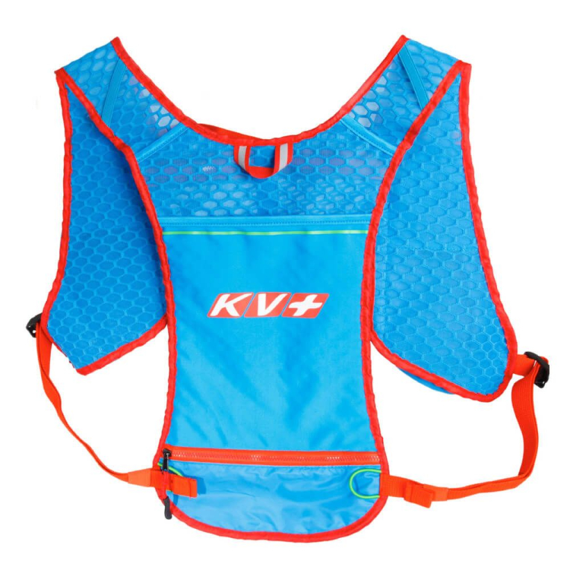 Тренировочный жилет KV+ Jura с водяным пузырем, синий/красный (арт. 8D30) - 