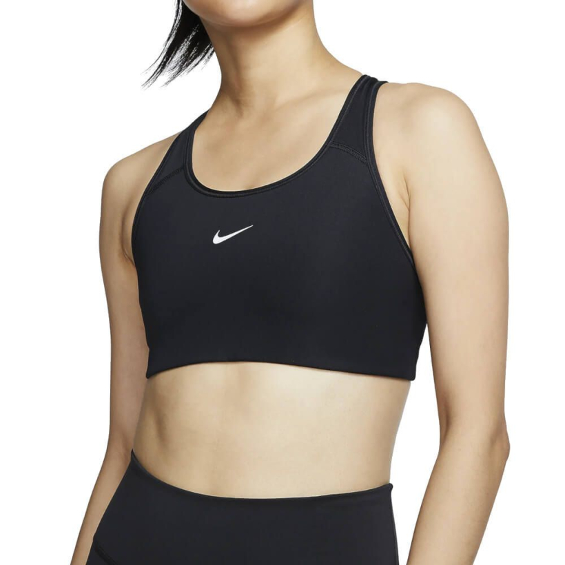 Топ Nike Swoosh Medium-Support 1-Piece Pad Sports Bra Black женский (арт. BV3636-010) - 