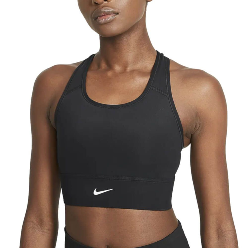 Топ Nike Dri-FIT Swoosh Medium-Suppor Black женский (арт. CZ4496-010) - 