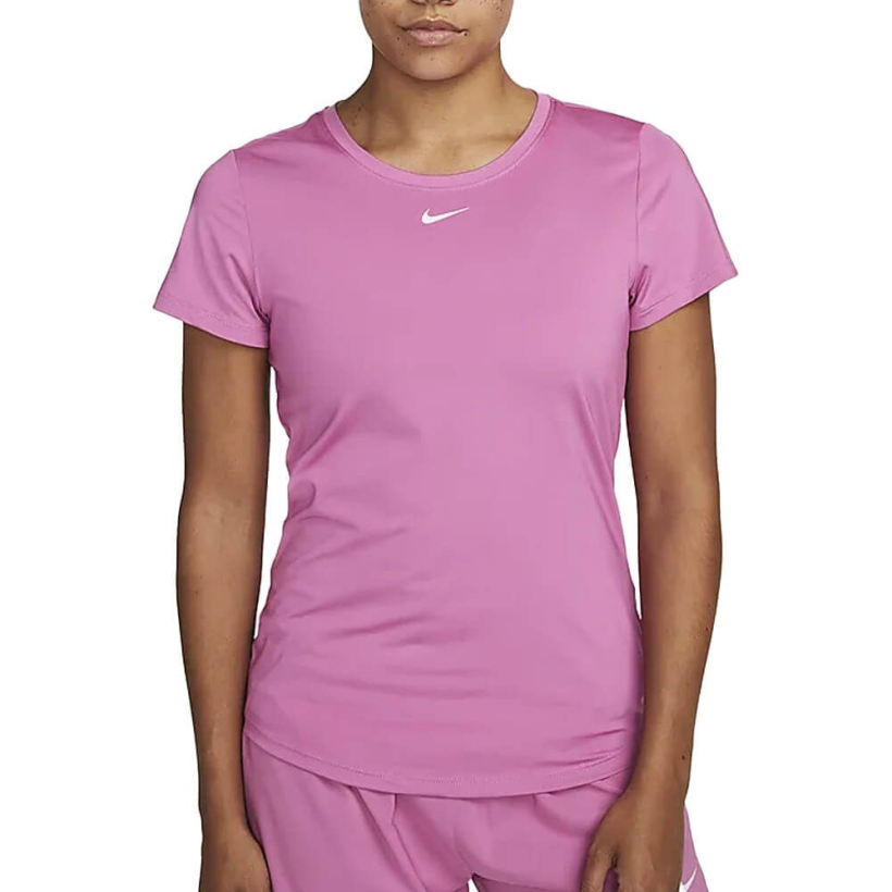 Футболка Nike Dri-FIT One Slim-Fit Short-Sleeve Pink женская (арт. DD0626-665) - 