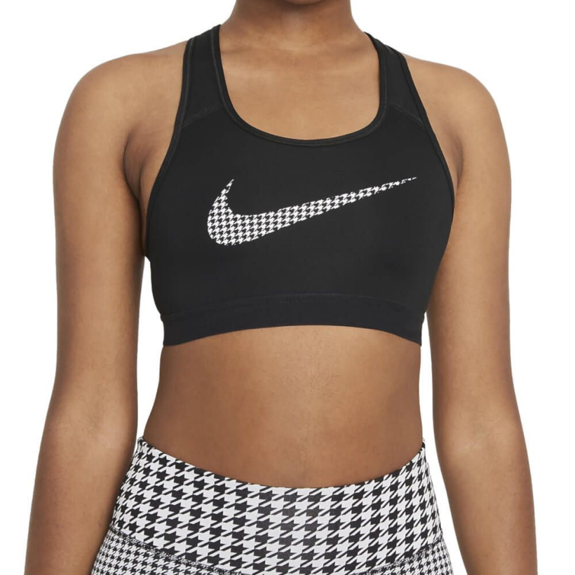Топ Nike Dri-FIT Swoosh Icon Clash Medium-Support Non-Padded Black женский (арт. DD1141-010) - 