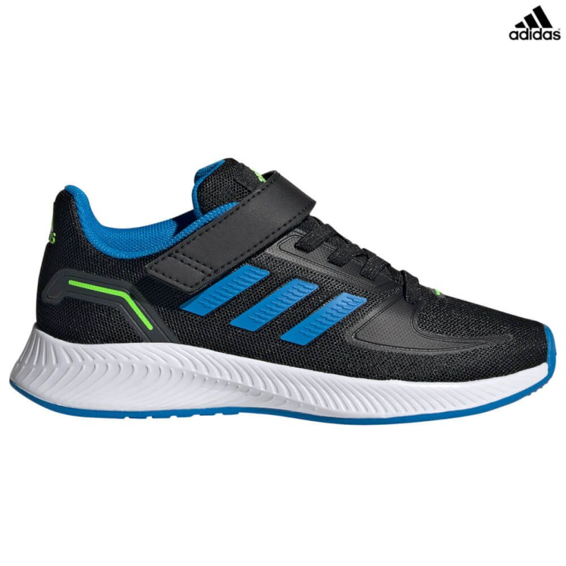 Кроссовки Adidas Runfalcon 2.0 EL Black/Blue детские (арт. GV7752) - 