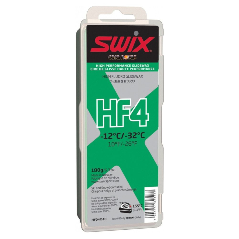 Зеленый скользящий воск Swix 180 г -12...-32C (арт. HF04X-18) - 