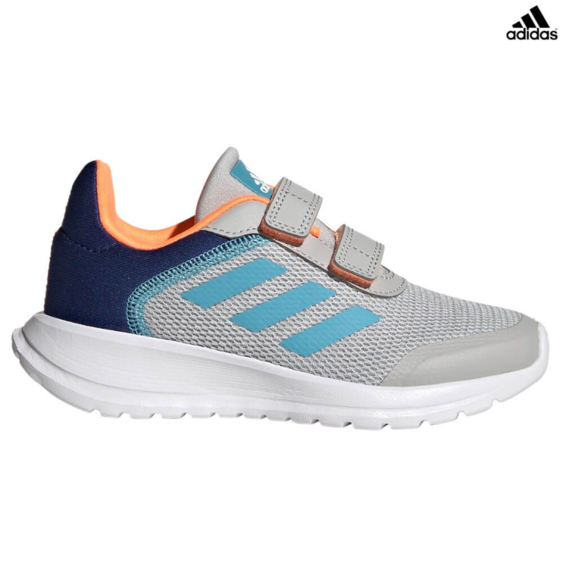 Кроссовки Adidas Tensaur Run 2.0 CF Grey/Blue/Orange детские (арт. HQ1269) - 