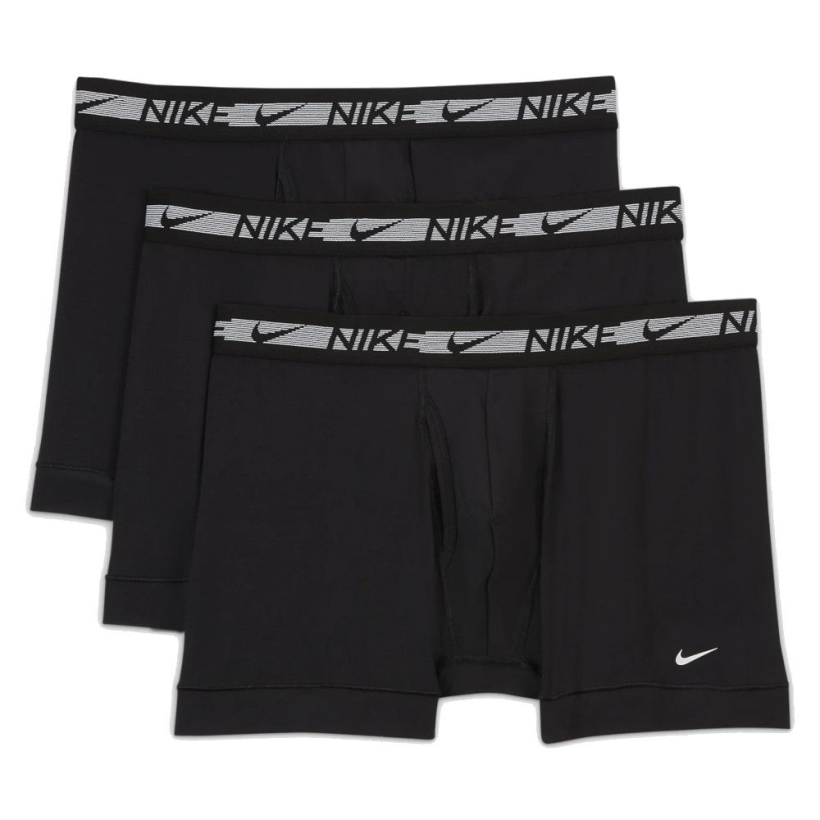 Трусы Nike Flex Micro Trunks (3-Pack) Black мужские (арт. KE1029-UB1) - 
