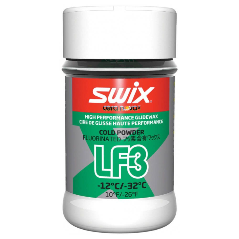 Мазь скольжения Swix Green Low Fluor Wax 30g -12C to -32C (арт. LF03X) - 