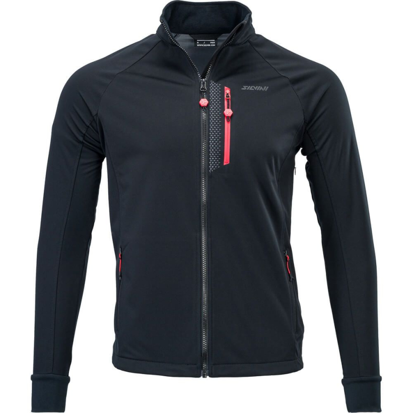 Лыжная куртка Silvini Anteo XC black/red мужская (арт. MJ1743-0820) - 