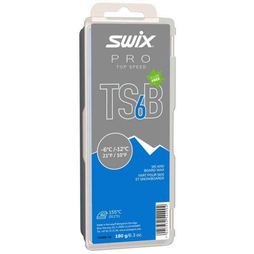 Воск Swix TS6 Black -6°C/-12°C, 180g (арт. TS06B-18) - 