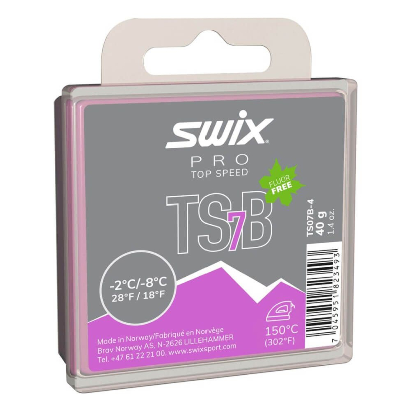 Воск Swix TS7 Black -2°C/-8°C 40g (арт. TS07B-4) - 