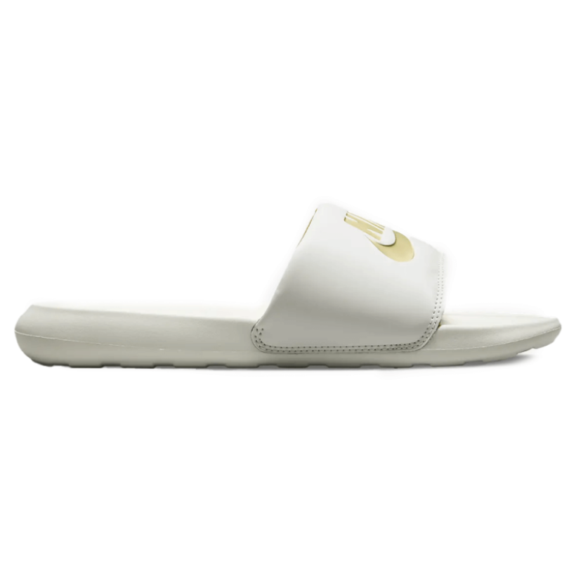 Шлёпанцы Nike Victori One Slides White/Gold женские (арт. CN9677-107) - 