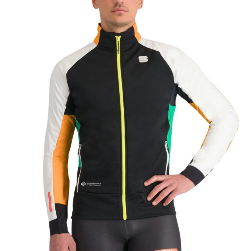 Куртка Sportful Apex Black/White/Green мужская (арт. 0423534-002) - 