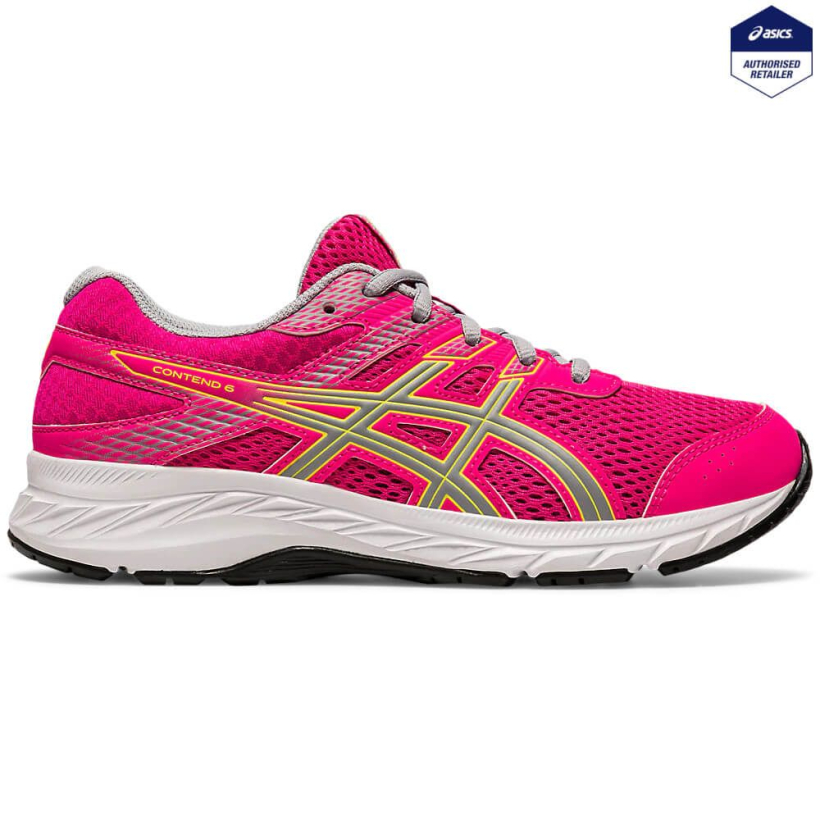 Кроссовки Asics Gel-Contend 6 GS Pink/Grey детские (арт. 1014A086-702) - 