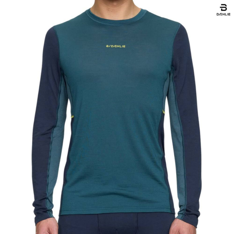 Терморубашка Bjorn Daehlie Performance Wool LS Teal мужская (арт. 333934-54300) - 