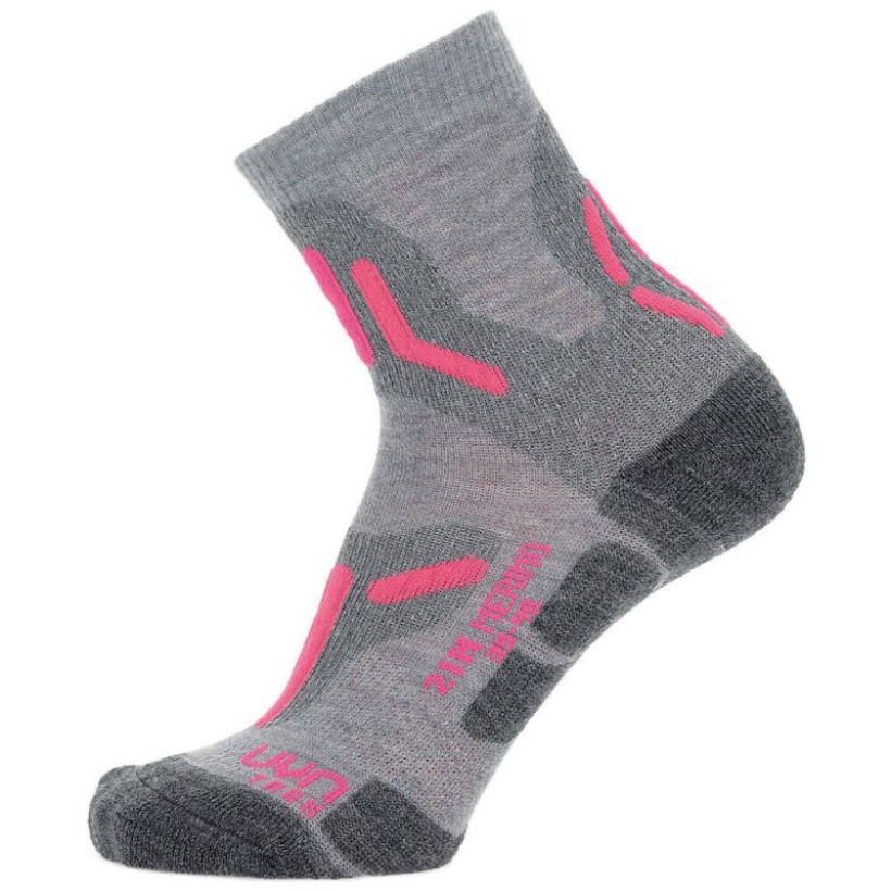 Носки UYN Trekking 2IN Merino Light Grey/Pink женские (арт. S100240-G327) - 