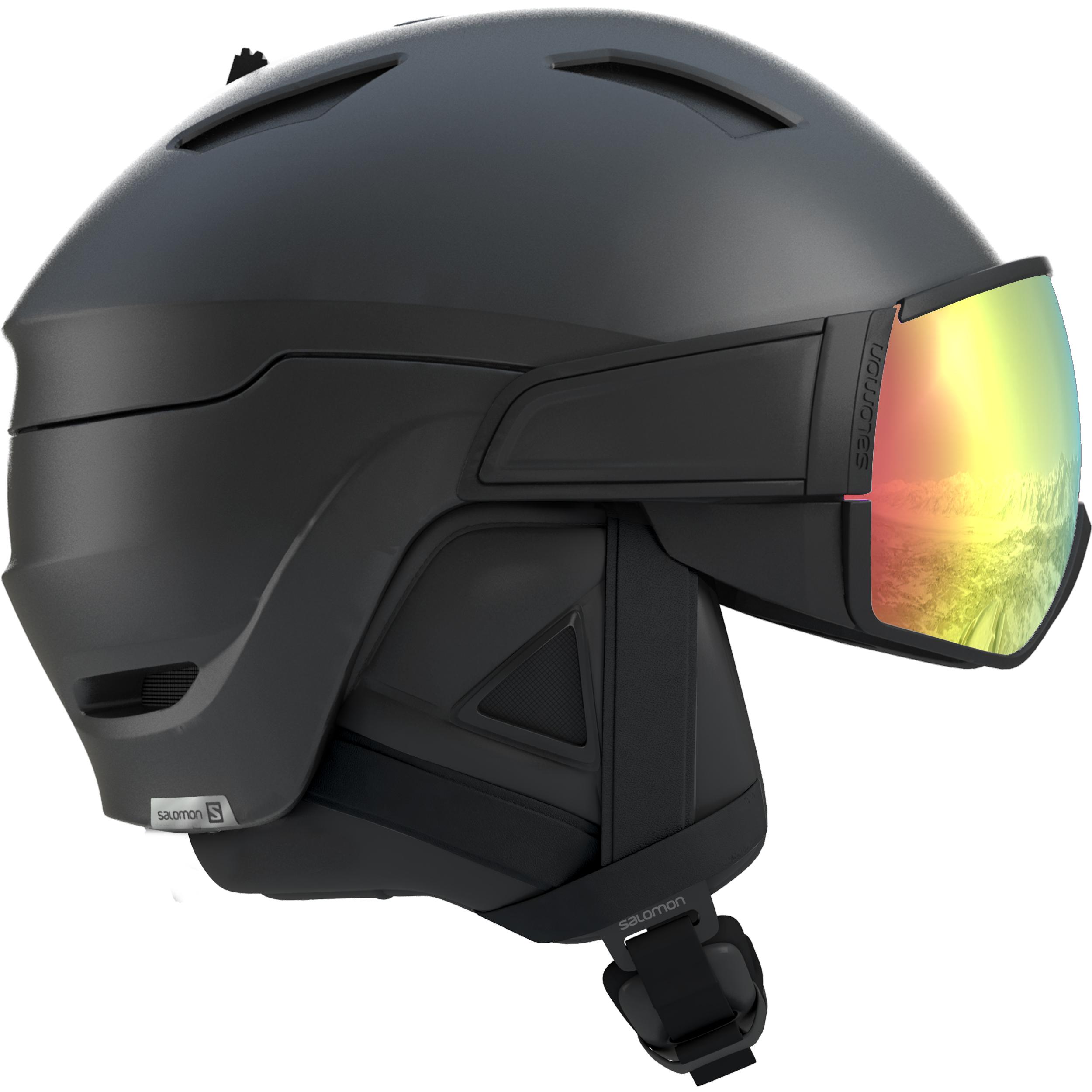 Шлем с визором. Шлем Salomon l411604400. Шлем Pioneer Visor Salomon. Шлем Salomon Driver Dr.. Визор для шлема Саломон.